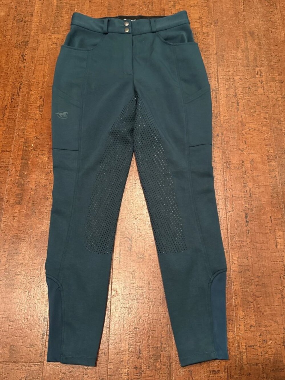 Piper By Smartpak Women’s 30L Green Full Seat Breeches Horse Riding Pants